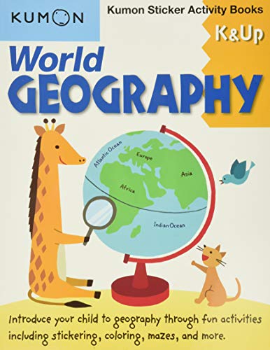 World Geography K & Up: Sticker Activity Book: Kumon Sticker Activity Book