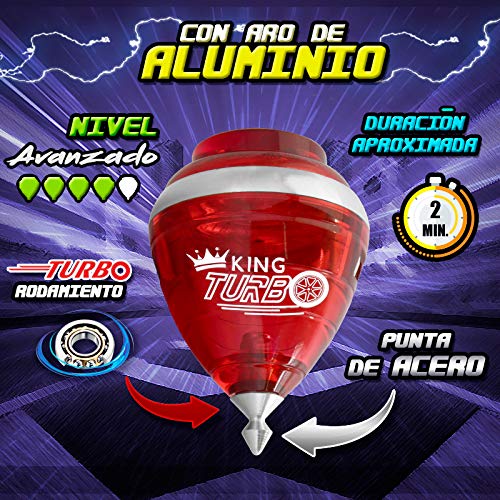 WorldWide- Trompo King Turbo, Multicolor (20253)