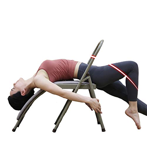 XWJJ Silla de yoga Iyengar, plegable, multifunción, para yoga, uso profesional, para la circulación sanguínea, promueve el sueño,
