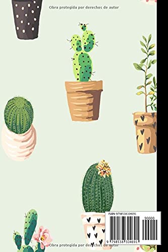 Yoga Cactus floral: Una gran profesora es imposible de olvidar: Cuaderno de yoga para regalar en tapa blanda flexible tamaño 6x9 con 100 paginas para escribir notas