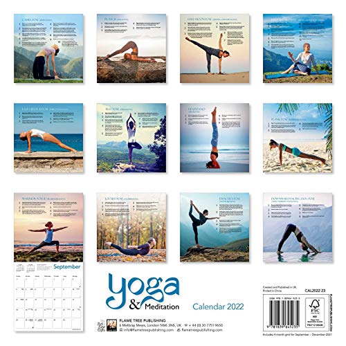 Yoga & Meditation Wall Calendar 2022 (Art Calendar)