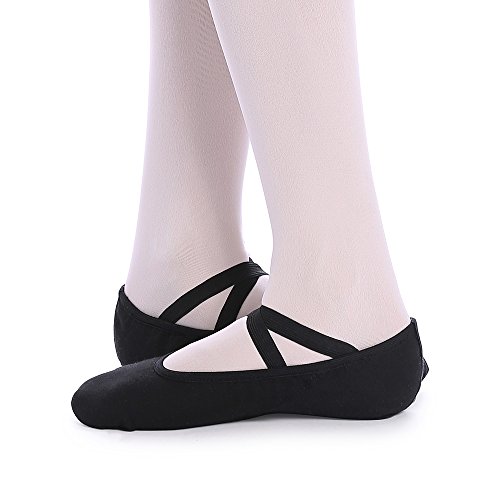 Zapatillas de Ballet para niñas Media Punta Split Plana Zapatos de Ballet Diferentes tamaños para niños y Adultos