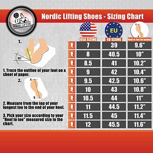 Zapatillas de Entrenamiento Nordic Lifting Ideales para el Cross-Training y el Gimnasio - Zapatillas de Deporte para Hombre - VENJA