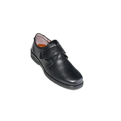 Zapato Velcro Hombre Especial para diabéticos Muy cómodo Primocx en Negro Talla 43
