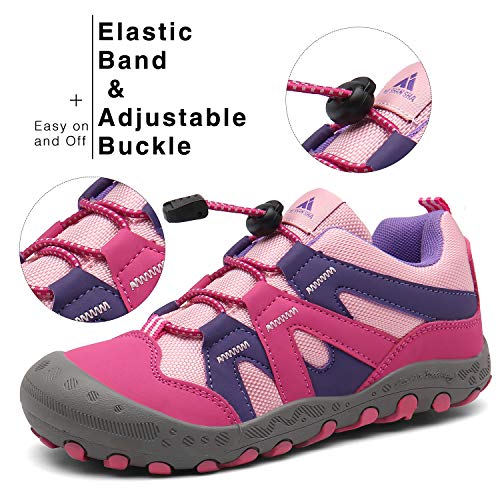 Zapatos Montaña Niña Zapatillas Senderismo Niños Bambas de Ligero para Niñas Calzado Trekking Rosa 36 EU