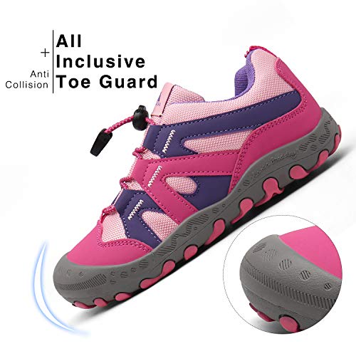 Zapatos Montaña Niña Zapatillas Senderismo Niños Bambas de Ligero para Niñas Calzado Trekking Rosa 36 EU