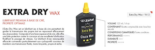 ZEFAL 125ml Aceitera Extra Dry Cera 120ml, Unisex Adulto, Negro, 120 ml