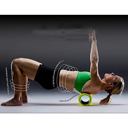 ZHHAOXINPA Rodillo de Espuma Rejilla Masaje de Bestias Pilates Trigger Point Yoga Gimnasio Rodillo Ejercicio Revolucionario - 44.5 * 14 cm, Green