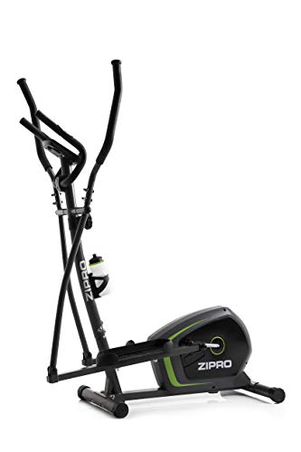 ZIPRO Bicicleta elíptica para Casa Neon, Entrenador eliptico, LCD Pantalla, sensores de Pulso, Ajuste de Resistencia, 150kg