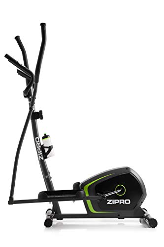 ZIPRO Bicicleta elíptica para Casa Neon, Entrenador eliptico, LCD Pantalla, sensores de Pulso, Ajuste de Resistencia, 150kg