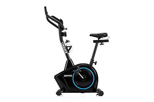 ZIPRO Bicicleta estática para Casa BOOST, entrenador eliptico, LCD Pantalla, sensores de pulso, ajuste de resistencia, 120kg