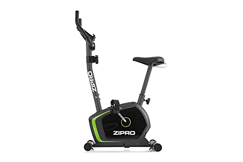 ZIPRO Bicicleta estática para Casa DRIFT, entrenador eliptico, LCD Pantalla, sensores de pulso, ajuste de resistencia, 120kg
