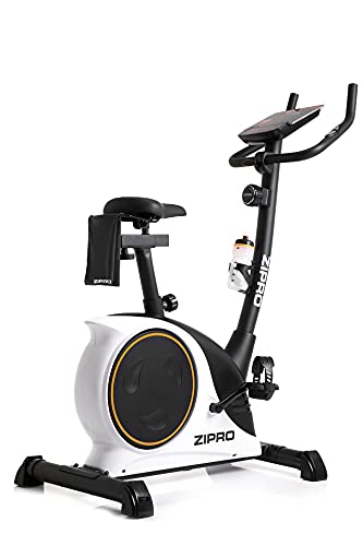 ZIPRO Bicicleta estática para Casa NITRO RS, entrenador eliptico, LCD Pantalla, sensores de pulso, ajuste de resistencia, 150kg, Negro, talla única