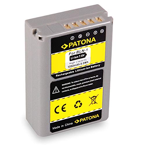 2x Batería PS-BLN1 | BLN-1 para Olympus OM-D E-M1 | OM-D E-M5 | Pen E-P5 | Stylus XZ-2