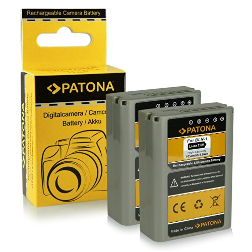 2x Batería PS-BLN1 | BLN-1 para Olympus OM-D E-M1 | OM-D E-M5 | Pen E-P5 | Stylus XZ-2