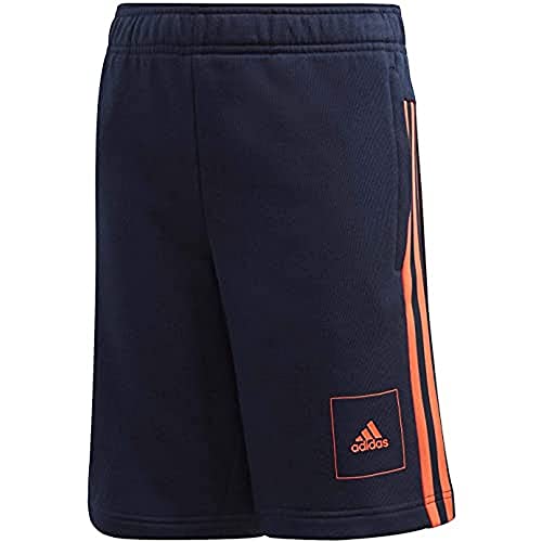 adidas JB A AAC Short Pantalones Cortos de Deporte, Niños, Collegiate Navy/Collegiate Navy/App Solar Red, 910Y