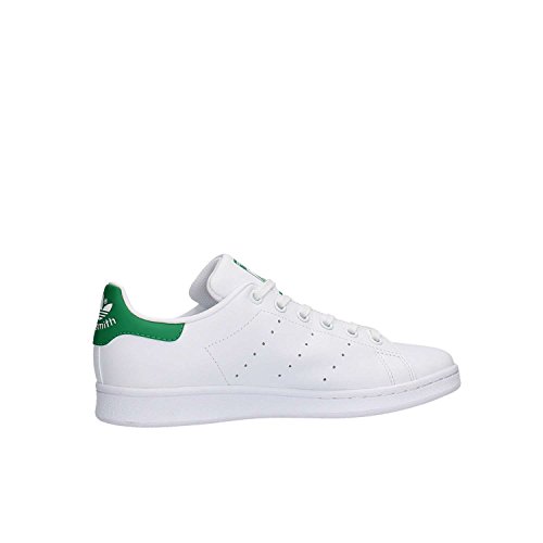 adidas Originals Stan Smith, Zapatillas, Blanco (Footwear White/Footwear White/Green 0), 38 2/3 EU