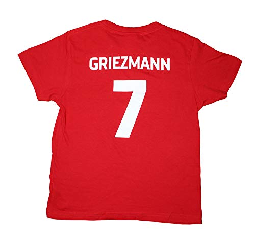 Atlético de Madrid Camiseta Infantil Team - Rojo - Griezmann - 7 (12 años)