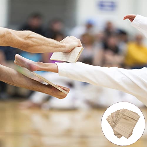 BESPORTBLE 10 Piezas de Madera Taekwondo Tablones de Madera Taekwondo Ejercicio Tablero Tableros de ruptura