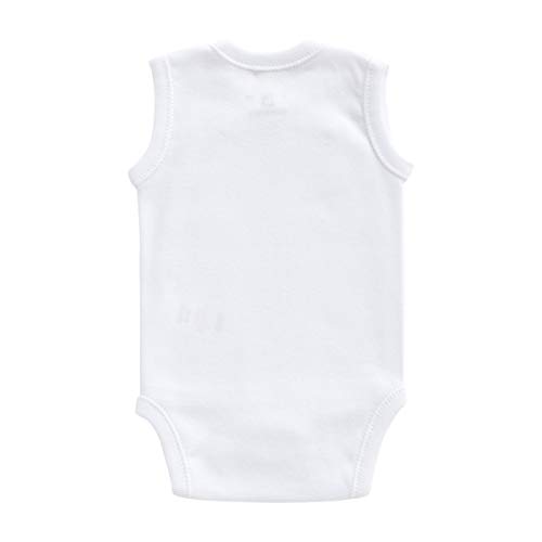Cambrass 9748 - Body deportivo para recién nacidos, talla 52 cm, color blanco