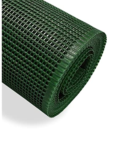 Jardin202 - Red de Plástico para Balcones y Terrazas | Verde | Seleccione Medida y Cuadrado | 1x3 m (Cuadrado: 2 cm)