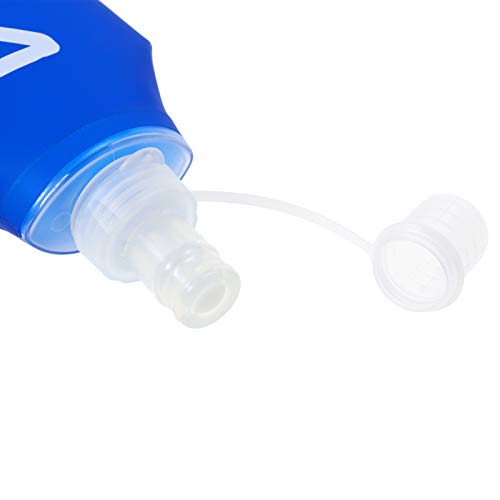 Li-xada 250/300/380/500ML-1PC/2PCS Botella de Agua de Hidratación sin BPA,Plegable Botella Blanda para Correr Al Aire Libre/Senderismo/Ciclismo (250, 8PC)