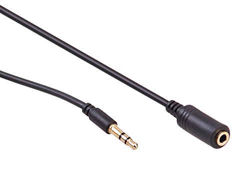 Maclean - Cable de Audio estéreo Alargador Mini Jack 3.5mm (Macho/Hembra) Longitud de 1m a 15m (15m)