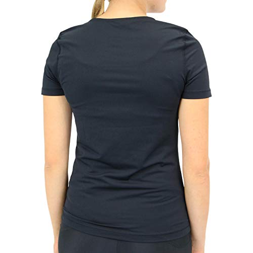 NIKE Pro Camiseta, Mujer, Negro (Black/White), S