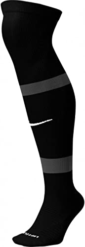 NIKE U NK Matchfit Knee High-Team 20 Socks, Unisex Adulto, Black/White, L