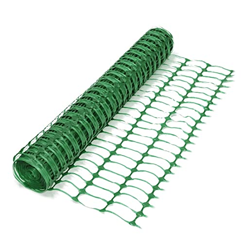 True Products B1001F 50 M estándar plástico malla de seguridad valla de barrera de malla, color verde