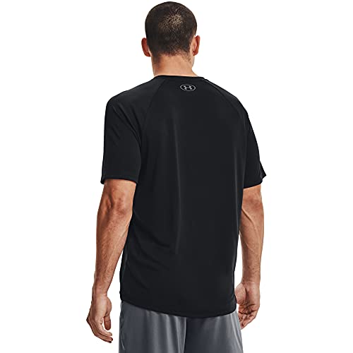 Under Armour Tech 2.0 Shortsleeve, Camiseta Hombre, Negro (Black / Graphite) , 2XL