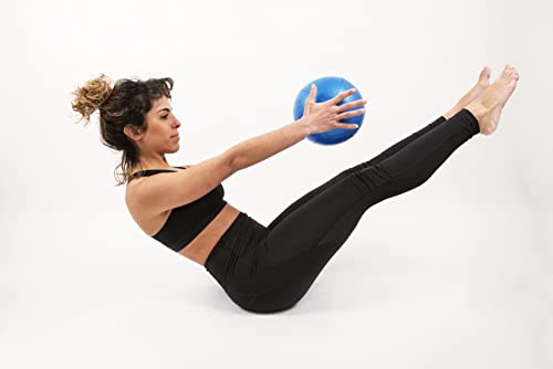 Abadia - Pelota para Pilates o Yoga de 65 cm | Ideal para Hacer Deporte Desde Casa Casos de Rehabilitación y Emabarazadas | Accesorios para Pilates y Yoga