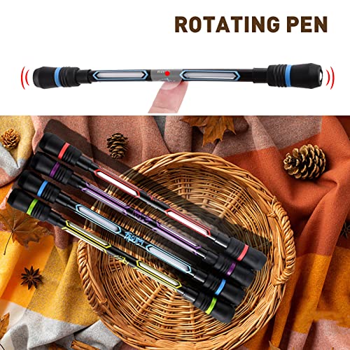 Abnaok Spinning Pen - Juego de 4 bolígrafos de punta de pluma para spinning