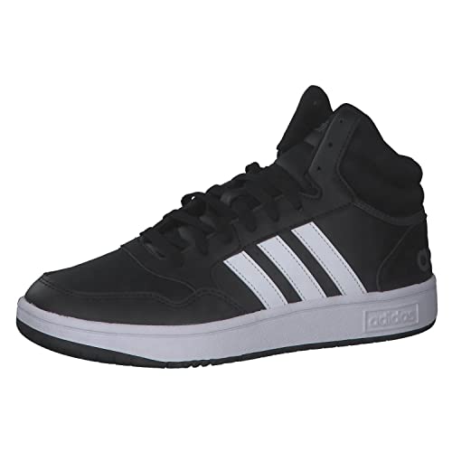 adidas Hoops 3.0 Mid Classic Vintage Shoes, Zapatillas Hombre, Core Black Ftwr White Grey Six, 43 1/3 EU