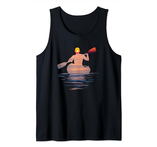 Aficionado al kayak Kayak de río Kayak de remo Camiseta sin Mangas
