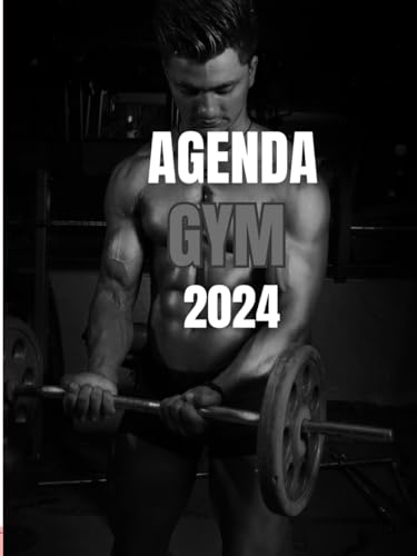 Agenda 2024 premium, tu planificador personal para un año exitoso, tapa blanda, agenda anual, semanal, blanco y negro, agenda gym, planificador, ... Tu guía para un año organizado y exitoso