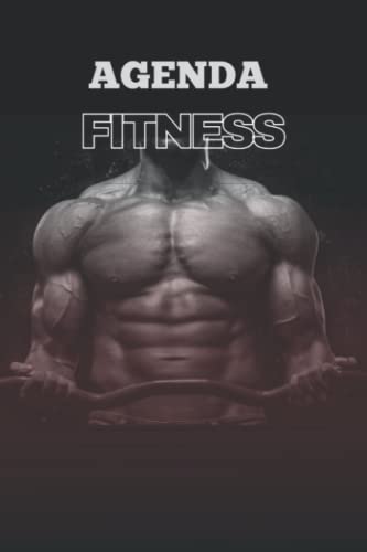 AGENDA FITNES: Diario de ejercicios para 12 semanas/ Agenda de gimnasio atemporal / entrenamiento de pesas y cardio / libro de registro de ejercicios para hombres y mujeres