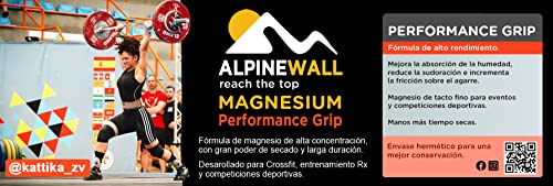 AlpineWall reach the top Magnesio Crossfit Performance Grip. Fórmula de Alto Rendimiento y Gimnasio.