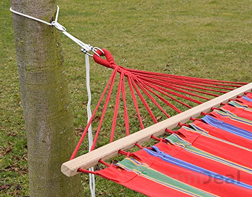 AMANKA Kit para Colgar Hamacas a los Àrboles | Cuerda 6 m | Peso máximo soportado 160 Kg | Kits Completo