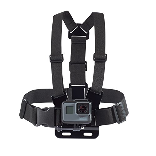 Amazon Basics - Arnés de pecho para cámara GoPro, Negro