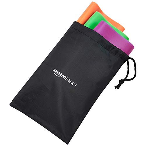Amazon Basics – Bandas de resistencia de elastómero termoplástico (TPE), 1500 mm, 3 Unidad, Multicolor