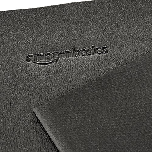 Amazon Basics – Esterilla protectora de alta densidad para uso con máquinas de gimnasio y cintas, 76 x 183 cm, Negro