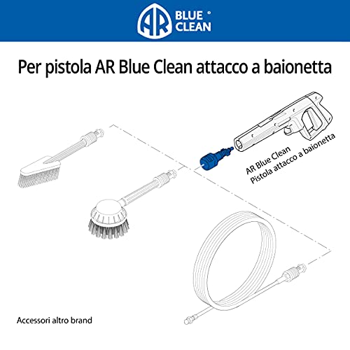 AR Blue Clean - Kit de adaptadores para hidrolimpiadoras con accesorios de otras marcas, color negro