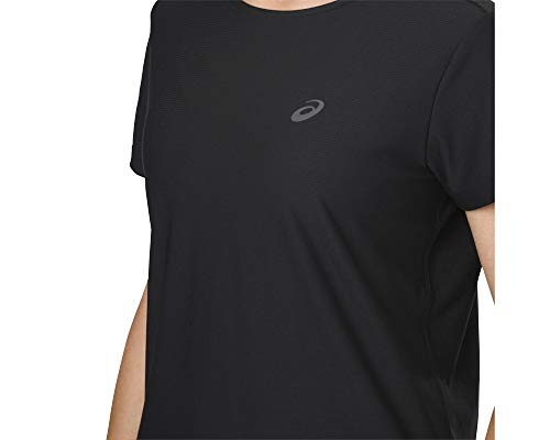 Asics SS Camisetas para Fitness, Mujer, Balance Black, XL