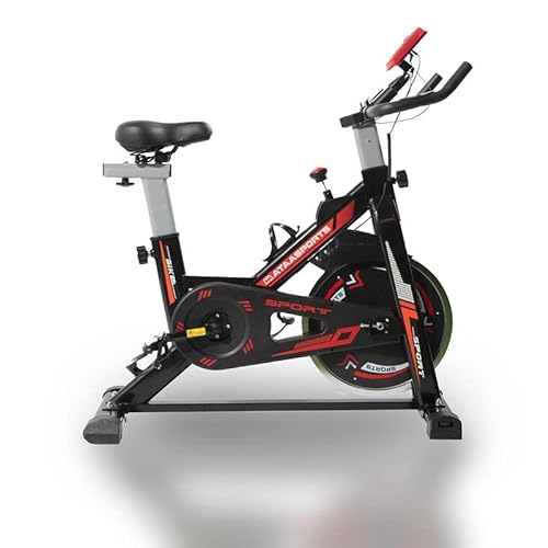 ATAA Power 100 Bicicleta de ciclo indoor - Negro - bicicleta estática para realizar ejercicio en casa semi-profesional