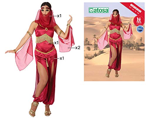 Atosa disfraz bailarina arabe rojo adulto mujer adulto M