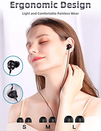 Auriculares In Ear, Bluedio Li Pro Auriculares con Cable con Micrófono, Diseño Magnético, Estéreo Envolvente Virtual USB de 7.1 Canales, para Todos Auriculares de 3.5 mm Enchufe