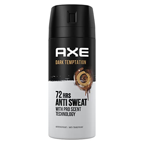 Axe Desodorante para Hombre Antitranspirante Dark Temptation 150ml - Pack de 6 - Aerosol - Fresco