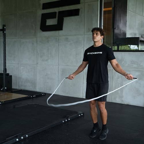 BACKBONE TRAINING Comba para saltar Fitness regulable cuerda PVC 5mm Boxeo Cardio Trucos Freestyle Fitness Workout