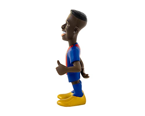 Bandai - Minix Muñeco de Ansu Fati, Jugador del Futbol Club Barcelona | Figurita del Jugador del FCB: Ansu Fati | Óptimo para Tartas, Fanáticos del Barça o Coleccionistas | de 12 cm